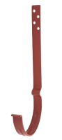 Крюк крепления желоба удлиненный, сталь, d-150 мм, красный, Aquasystem