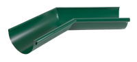 Угол желоба внутренний 135 гр, сталь, d-150 мм, зеленый, Aquasystem