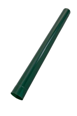 Детальное фото труба водосточная, сталь, d-100 мм, зеленый, l-1 м, aquasystem