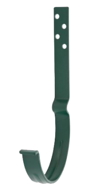 Детальное фото крюк крепления желоба длинный, сталь, d-150 мм, зеленый, aquasystem